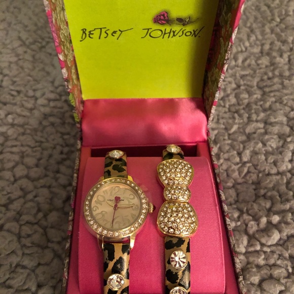 Betsey Johnson Watch and Bracelet Set - Picture 3 of 3